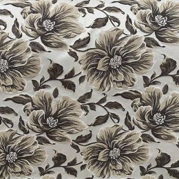 Жаккард Цветы - 6678-2 - Мебельная ткань Цветы
