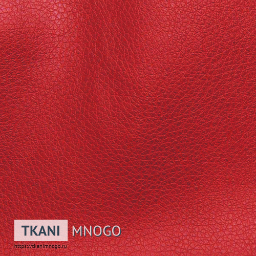 Фото текстиля A-16 (14 красный) артикул Кожа искусственная - фактура, цвет красный, рисунок однотонный, производитель Китай