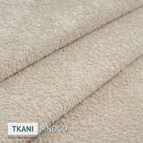 Фото материала велюра “3” (однотонный бежевый)