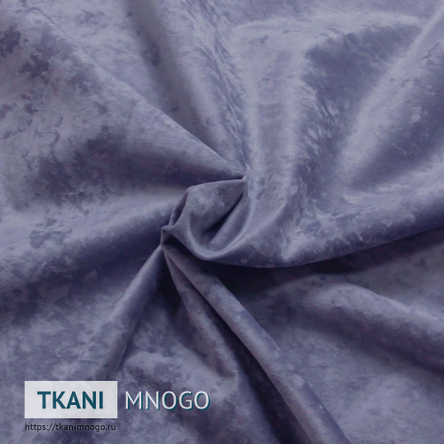 Фото фактуры велюра “184-5” (однотонный голубой)