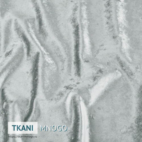 Фото фактуры велюра “16” (однотонный серый, голубой)