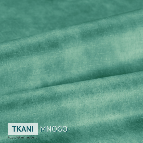 Фото внешнего вида велюра “011” (однотонный зеленый)